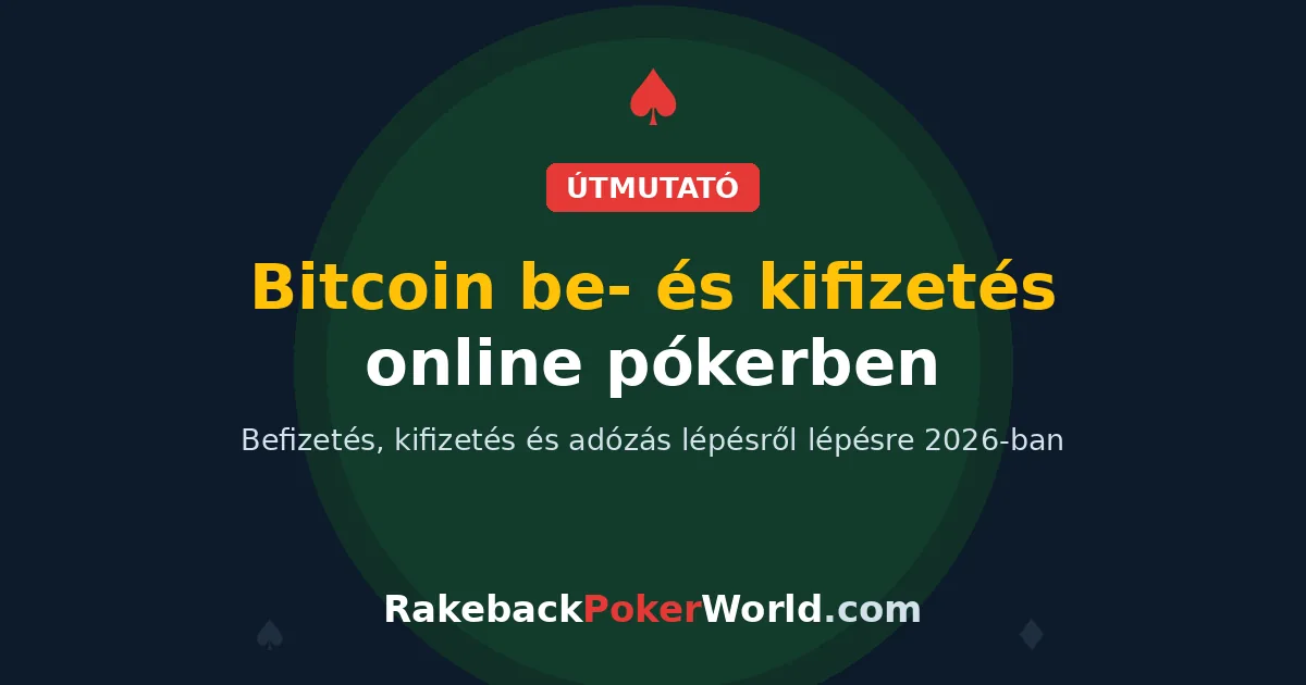 Borítókép: Bitcoin befizetése és kifizetése online pókerben