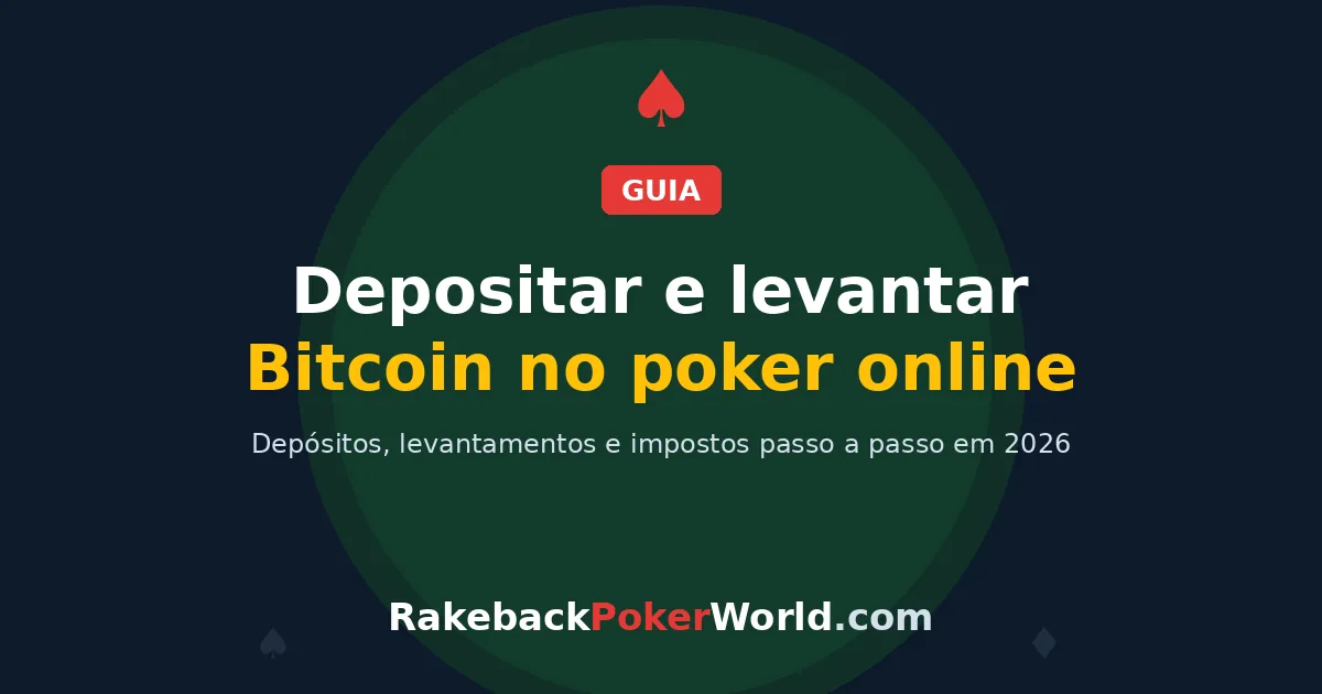 Imagem de capa: como depositar e levantar Bitcoin no poker online
