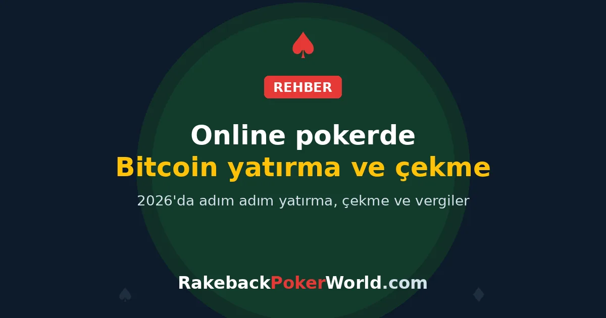Kapak görseli: online pokerde Bitcoin nasıl yatırılır ve çekilir