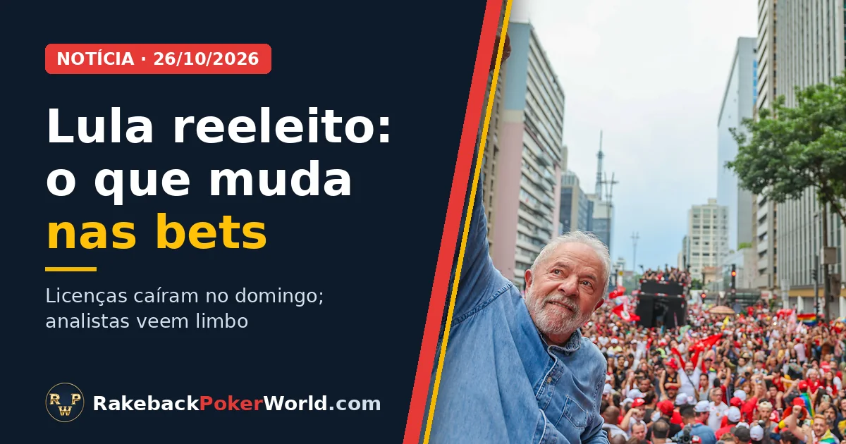 Capa: Lula, de camisa jeans, ergue o punho diante da multidão na Avenida Paulista em 2022, para a notícia sobre Lula reeleito e as bets