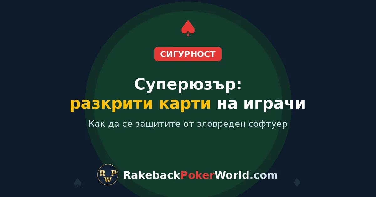 Корица: скандал със суперюзър в онлайн покера, зловреден софтуер във външни инструменти разкри картите