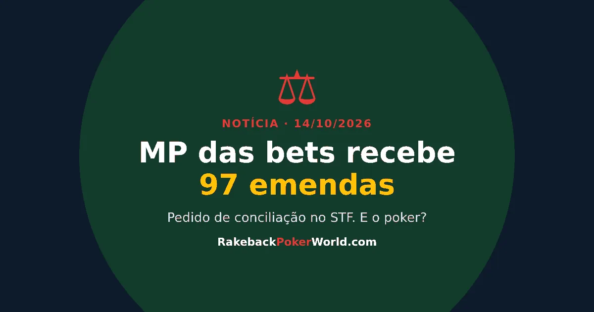 Capa: MP das bets recebe 97 emendas e pedido de conciliação no STF; o que muda para o poker online